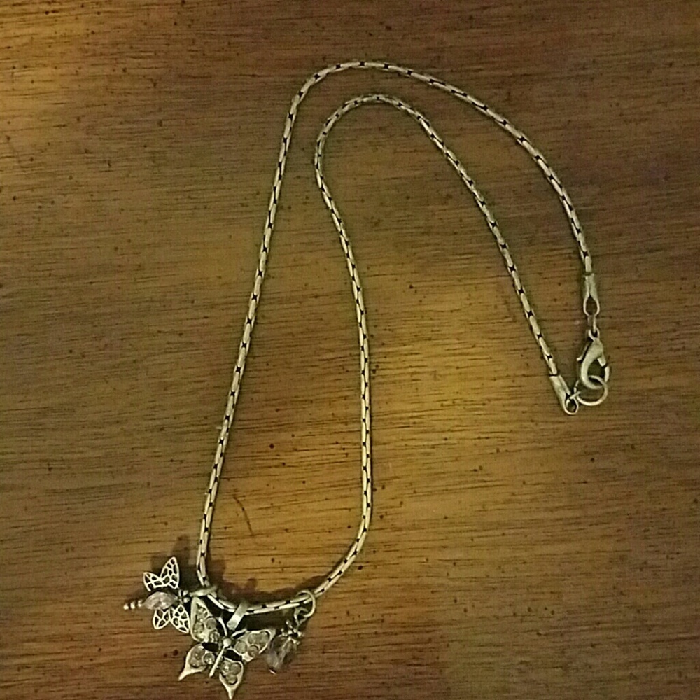Butterfly/Dragonfly Necklace 16 Inch